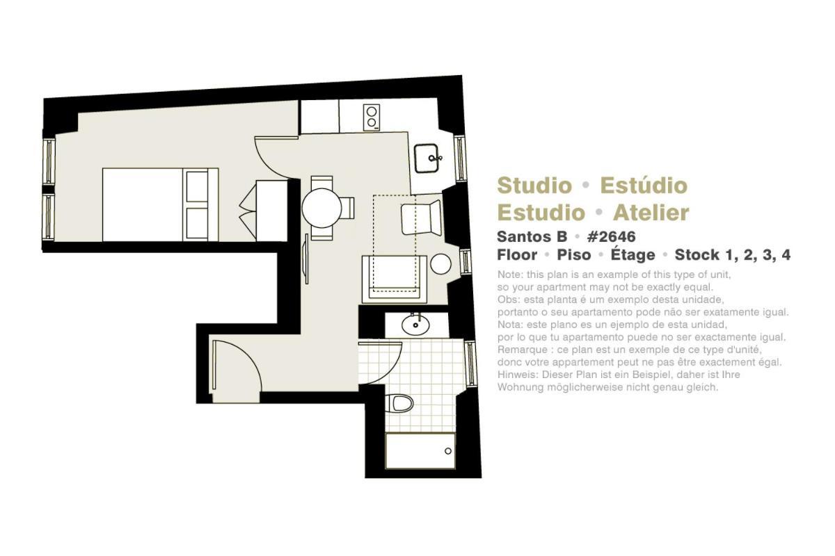 Apartamento Serviced - Santos Lisboa